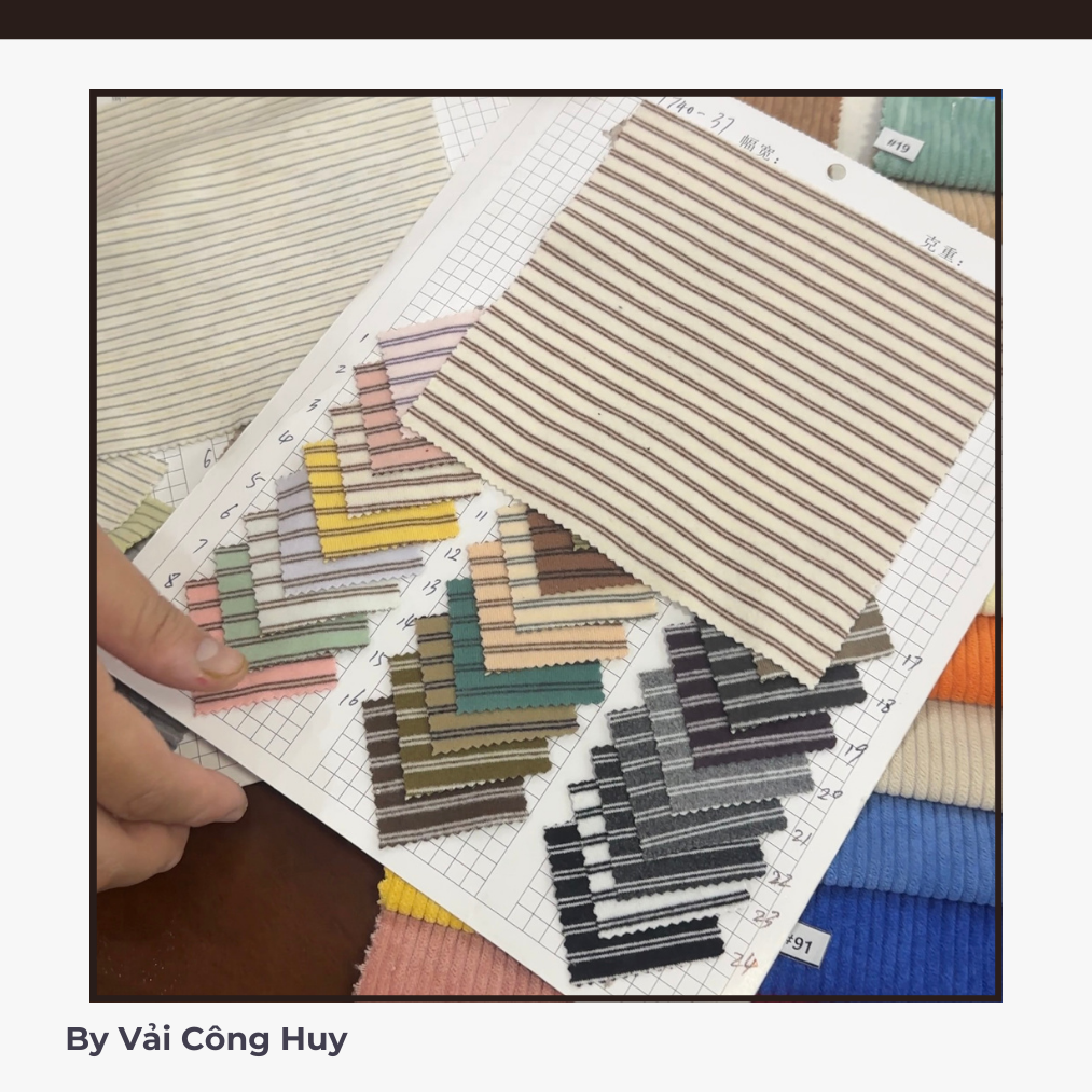 vải sọc oxford