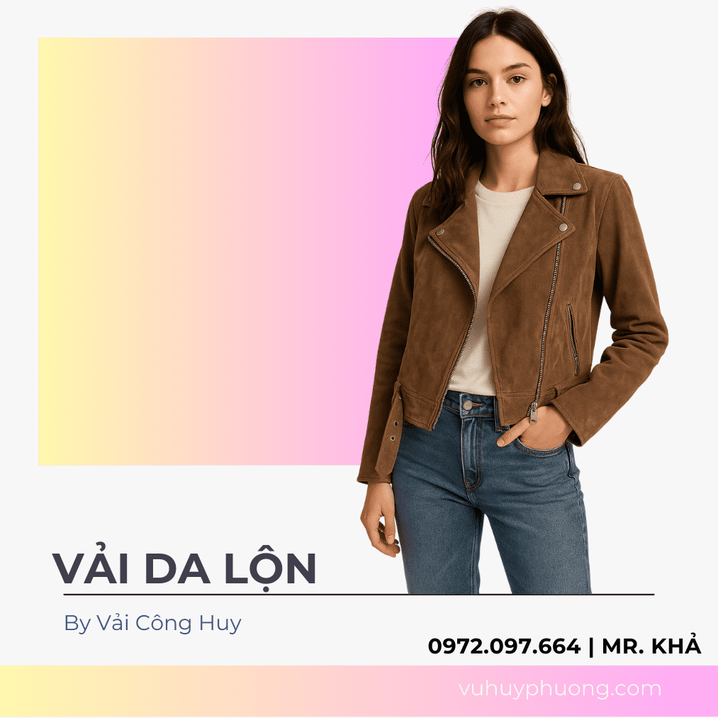 vải da lộn