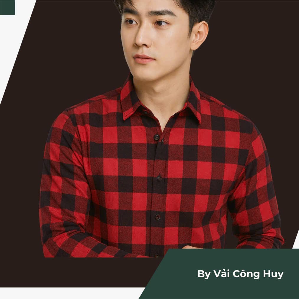 vải họa tiết caro