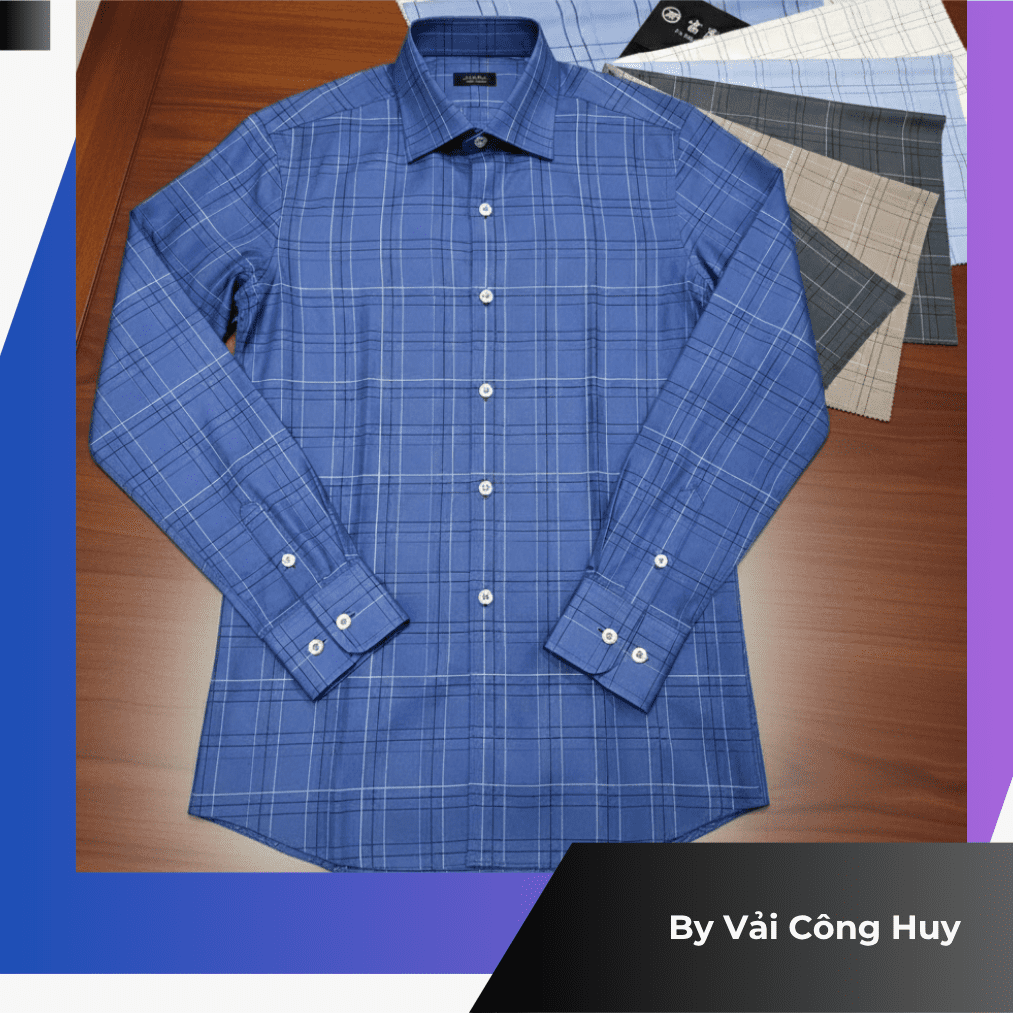 vải may áo sơ mi