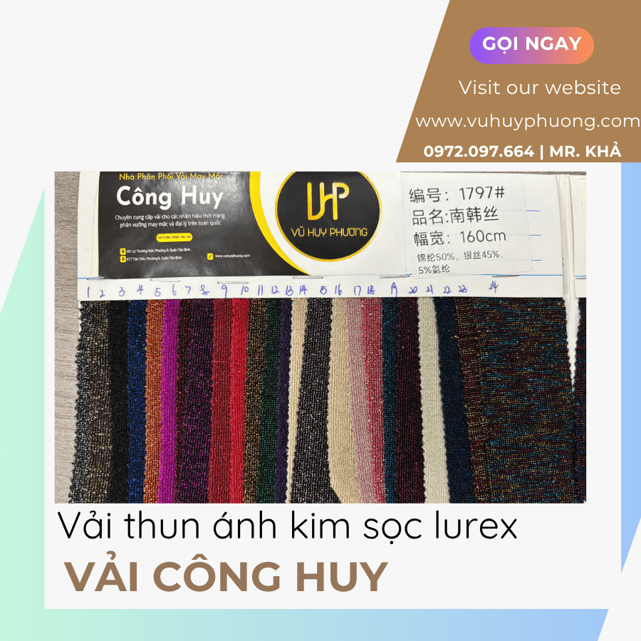 xu hướng vải