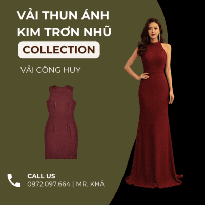 vải may đầm dạ hội
