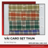 vải caro sẹt thun