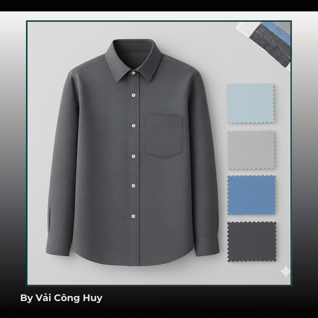 vải may đồng phục