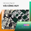 Vải thun Comic Pop Art