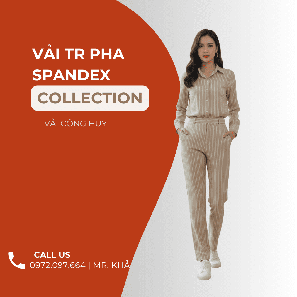 Vải TR pha Spandex