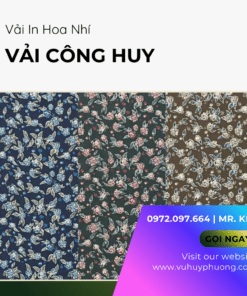 vải in hoa