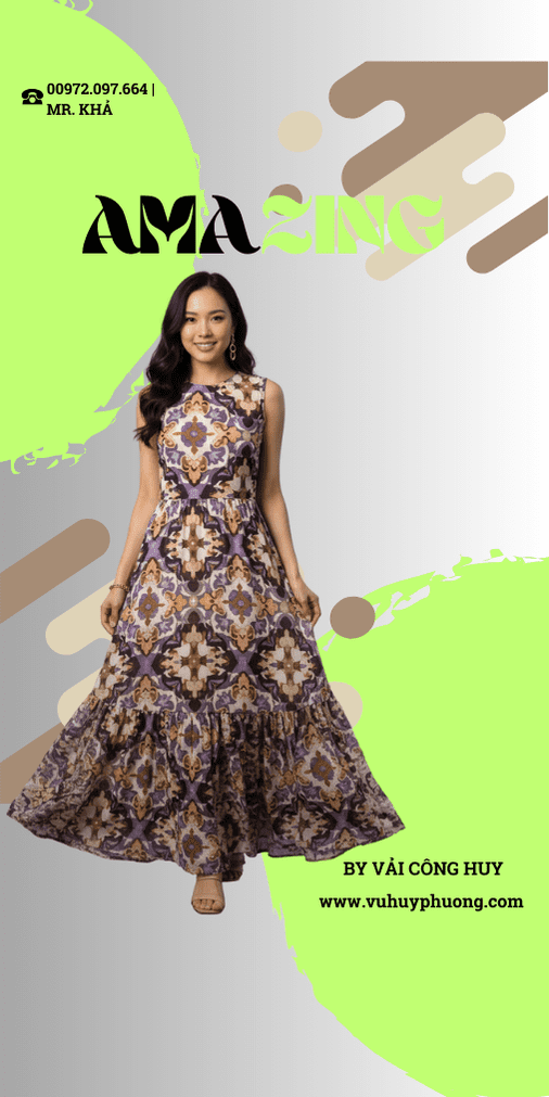 Vải In Hoa Mandala